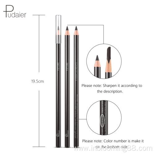 Waterproof Durable Plain Dark Brown Peelable Eyebrow Pencil